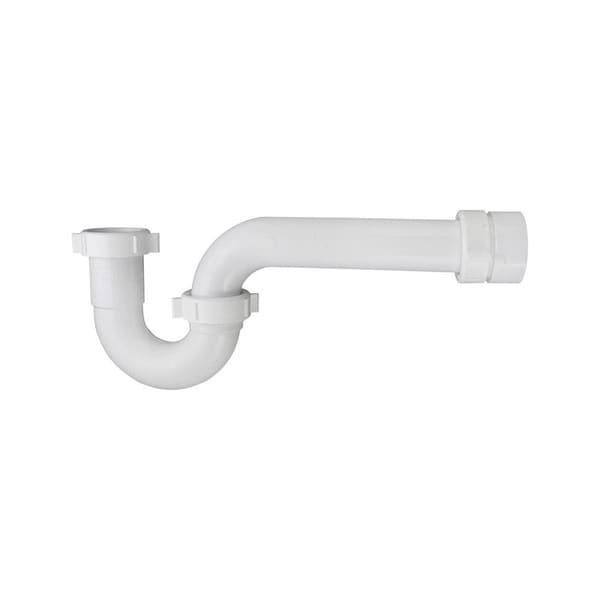 B & K Keeney 1-1/2 in. Slip in. X 1-1/2 in. D Slip PVC 1-1/4 in. P-Trap 1 pk 400PVCK - main